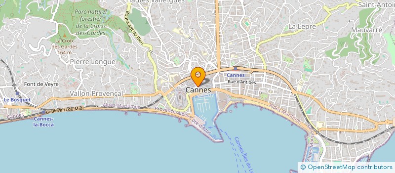 localisation de l'entreprise ASTOUX ET BRUN à CANNES