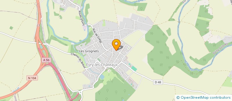 localisation de l'entreprise ASTP SERVICES  EVRY-GREGY-SUR-YERRE