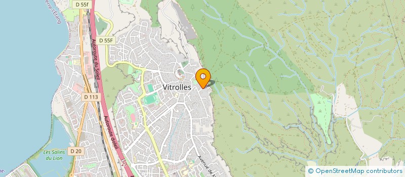 localisation de l'entreprise ASTP SUD  VITROLLES