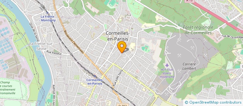 localisation de l'entreprise ASTR à CORMEILLES-EN-PARISIS