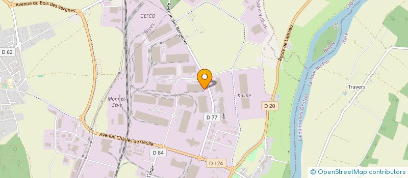 localisation de l'entreprise ASTR'IN FINANCES ET MANAGEMENT à SAINT-VULBAS