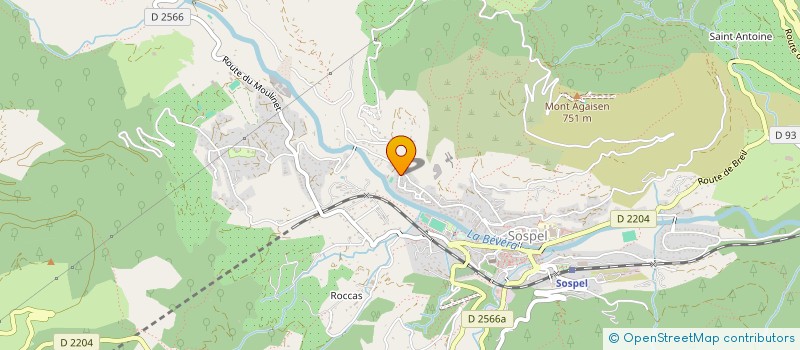 localisation de l'entreprise ASTRA  SOSPEL