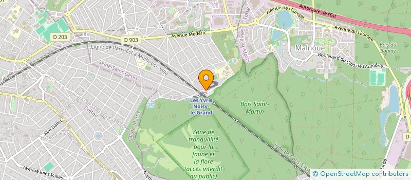 localisation de l'entreprise ASTRA BAT  NOISY-LE-GRAND