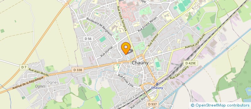 localisation de l'entreprise ASTRA CONSEILS  CHAUNY