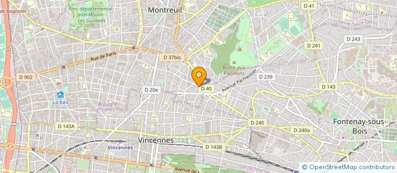 localisation de l'entreprise ASTRA EQUIPEMENT à MONTREUIL