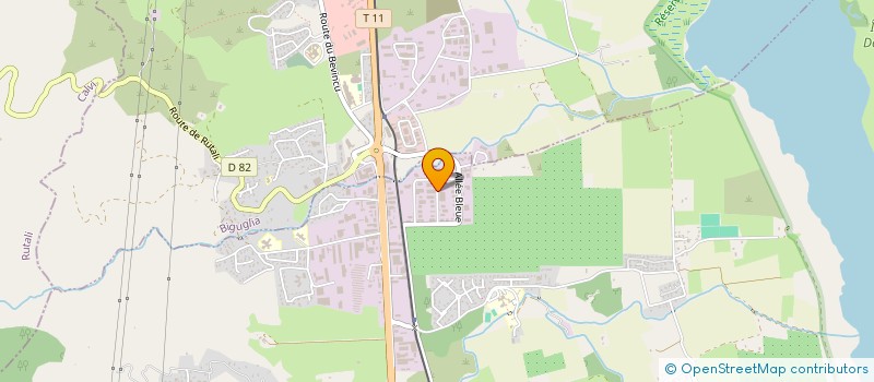 localisation de l'entreprise ASTRA ETANCHEITE à BORGO