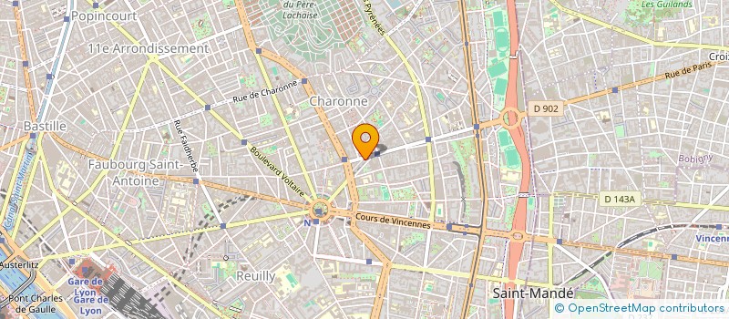 localisation de l'entreprise ASTRA FORTUNA ORIENT-THALIE  PARIS