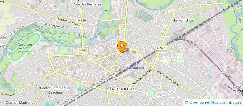 localisation de l'entreprise ASTRA IMMO à CHATEAUROUX