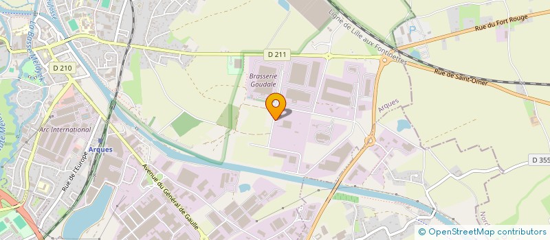 localisation de l'entreprise ASTRA IMMOBILIER  ARQUES