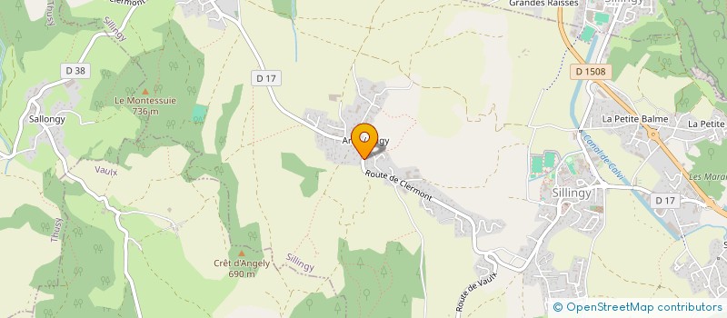 localisation de l'entreprise ASTRA IT  SILLINGY