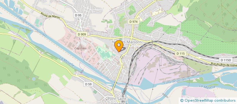 localisation de l'entreprise ASTRA-STRAUBEL à CHALIGNY