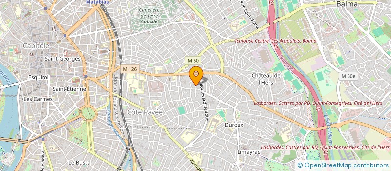 localisation de l'entreprise ASTRABIE à TOULOUSE