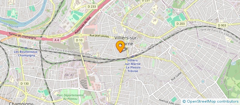 localisation de l'entreprise ASTRAE CONSEIL à VILLIERS-SUR-MARNE