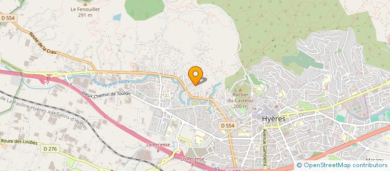 localisation de l'entreprise ASTRAEA HOLDING à HYERES