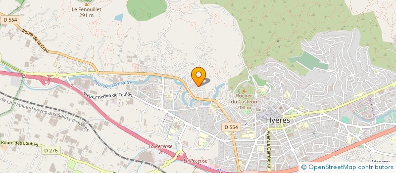 localisation de l'entreprise ASTRAEA TECHNOLOGIES  HYERES