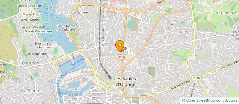 localisation de l'entreprise ASTRAGAAL à LES SABLES D'OLONNE