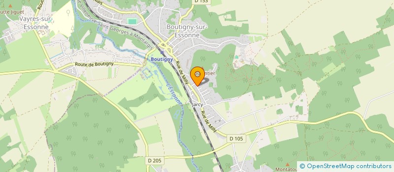 localisation de l'entreprise ASTRAGALE  BOUTIGNY-SUR-ESSONNE