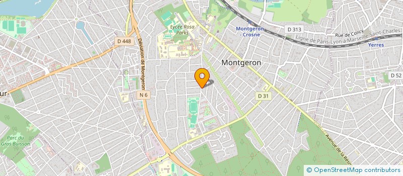 localisation de l'entreprise ASTRAGALE à MONTGERON