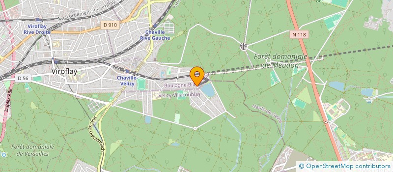 localisation de l'entreprise ASTRAION à CHAVILLE