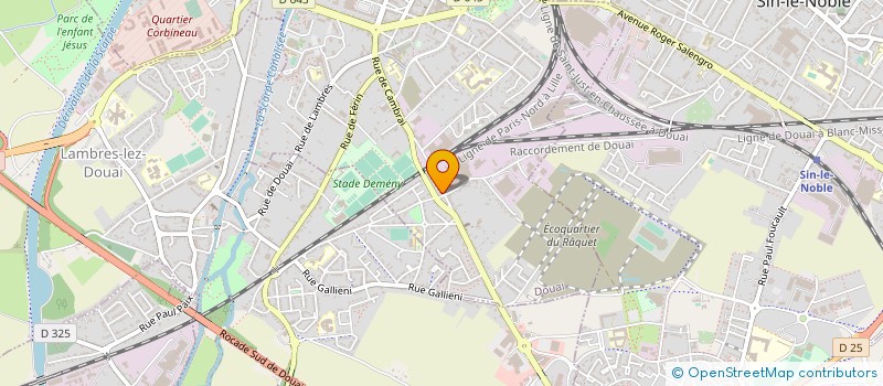 localisation de l'entreprise ASTRAKHAN  DOUAI