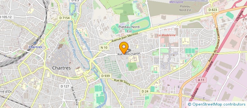 localisation de l'entreprise ASTRAL à CHARTRES