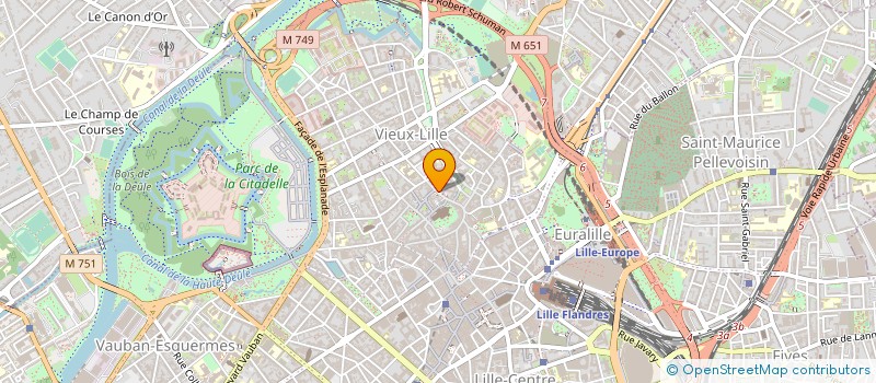 localisation de l'entreprise ASTRAL CHOCOLAT à LILLE