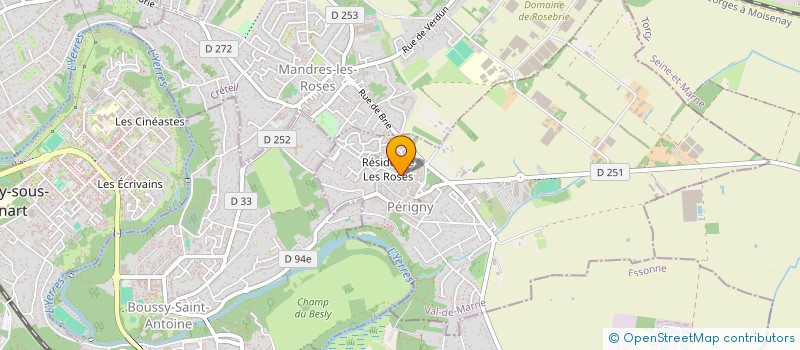 localisation de l'entreprise ASTRAL HIGH LEVEL  PERIGNY