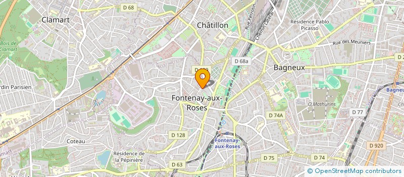 localisation de l'entreprise ASTRAL TELECOM  PARIS