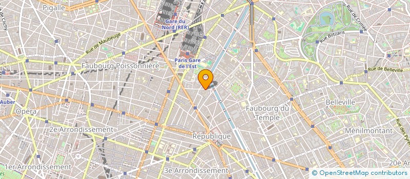 localisation de l'entreprise ASTRALIS  PARIS