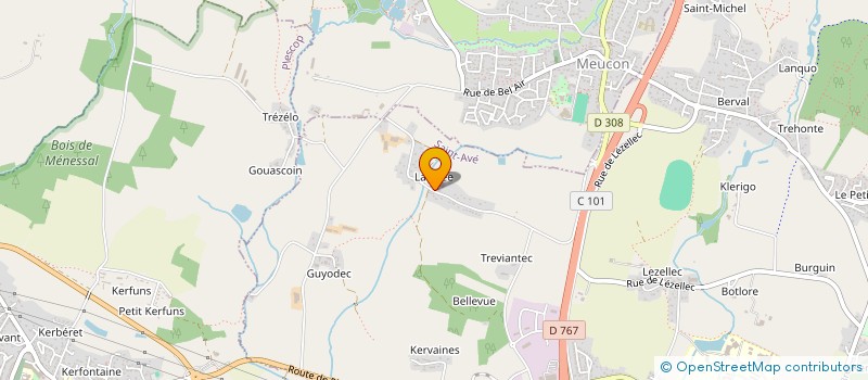 localisation de l'entreprise ASTRAN STUDIO  SAINT-AVE