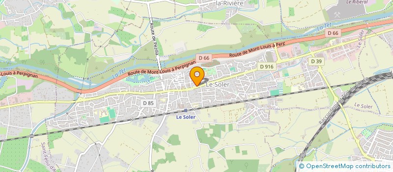 localisation de l'entreprise ASTRANCE  LE SOLER