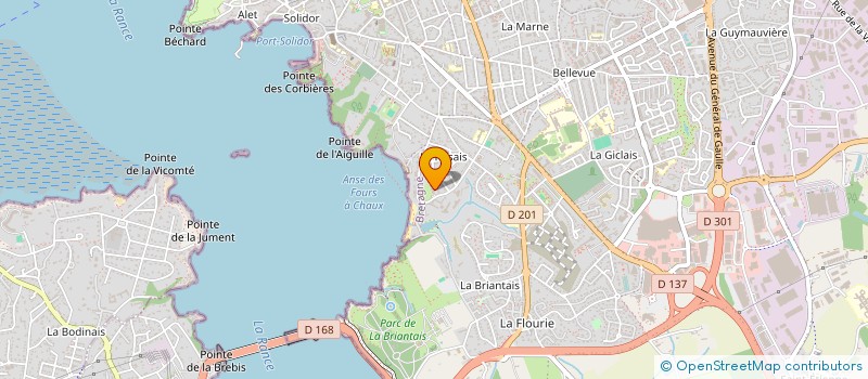 localisation de l'entreprise ASTRANCE  SAINT-MALO