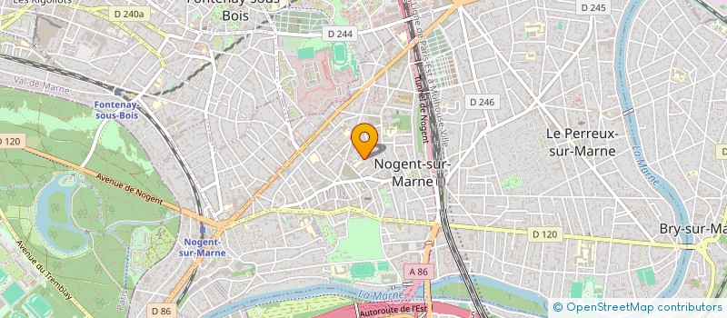 localisation de l'entreprise ASTRANCE à NOGENT-SUR-MARNE