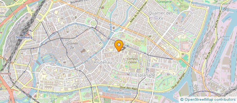 localisation de l'entreprise ASTRANICE  STRASBOURG