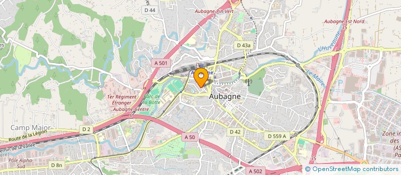localisation de l'entreprise ASTRAPODONYX à AUBAGNE