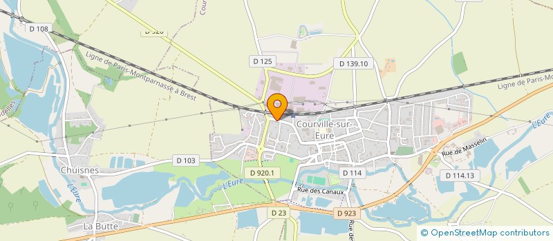 localisation de l'entreprise ASTRASIE à COURVILLE-SUR-EURE