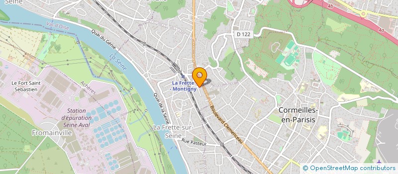 localisation de l'entreprise ASTRASTELLAR  LA FRETTE-SUR-SEINE