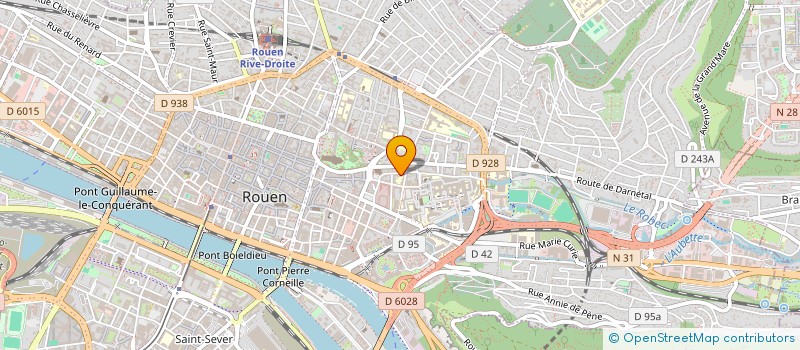 localisation de l'entreprise ASTRAVAL à ROUEN