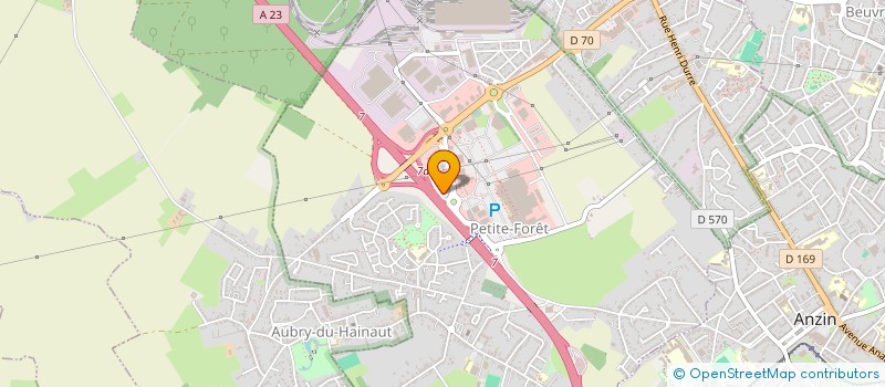 localisation de l'entreprise ASTRE  PETITE FORET