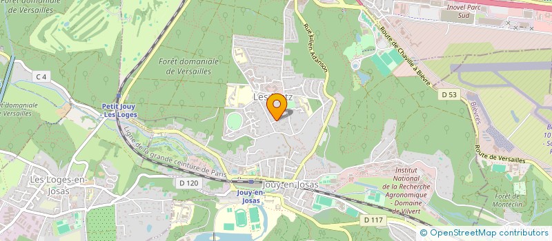 localisation de l'entreprise ASTRE  JOUY-EN-JOSAS