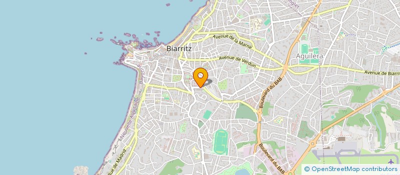 localisation de l'entreprise ASTRE DISTRIBUTION SERVICE à BIARRITZ