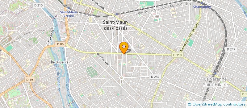 localisation de l'entreprise ASTRE ECOM à SAINT-MAUR-DES-FOSSES