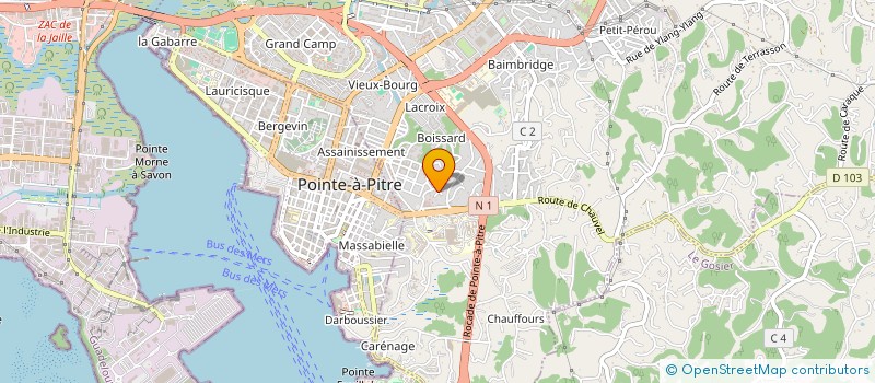 localisation de l'entreprise ASTRE LOC à LES ABYMES