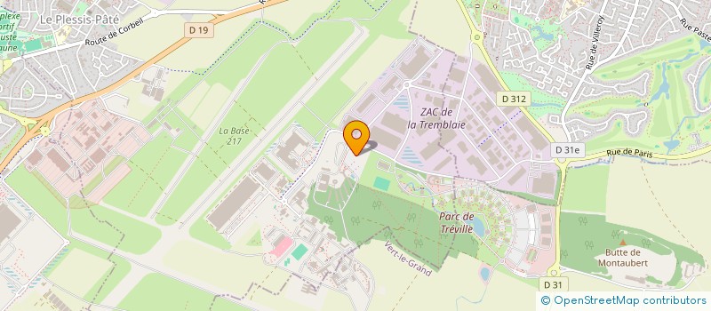 localisation de l'entreprise ASTRE PARIS  LE PLESSIS-PATE