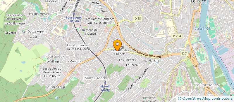 localisation de l'entreprise ASTREA  SAINT-GERMAIN-EN-LAYE