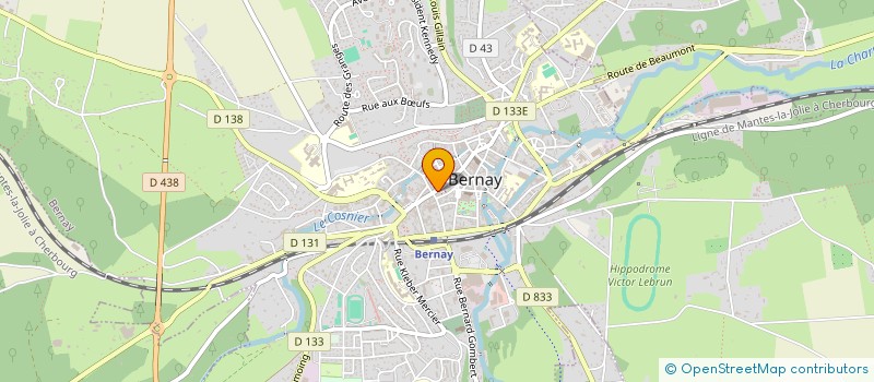 localisation de l'entreprise ASTREA  BERNAY