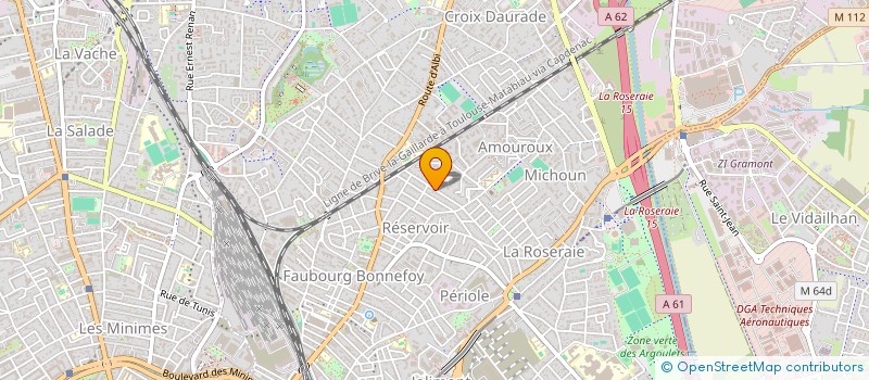 localisation de l'entreprise ASTREE  TOULOUSE