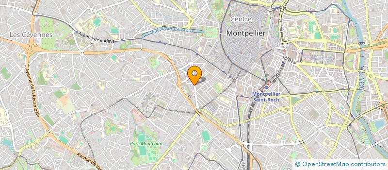 localisation de l'entreprise ASTREE à MONTPELLIER