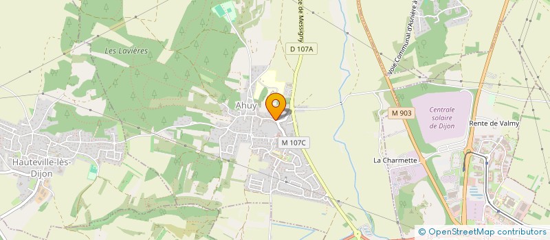 localisation de l'entreprise ASTREE  AHUY