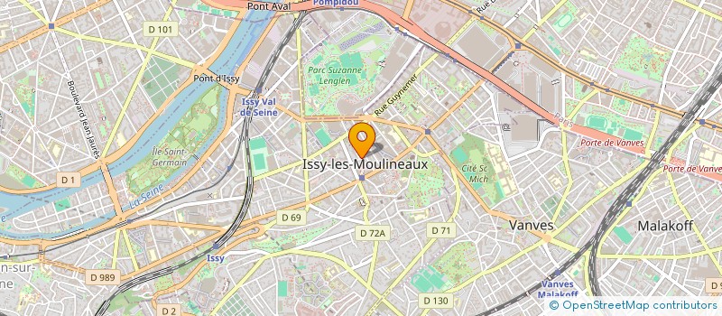 localisation de l'entreprise ASTREE & ASSOCIES - HUISSIERS DE JUSTICE à ISSY-LES-MOULINEAUX